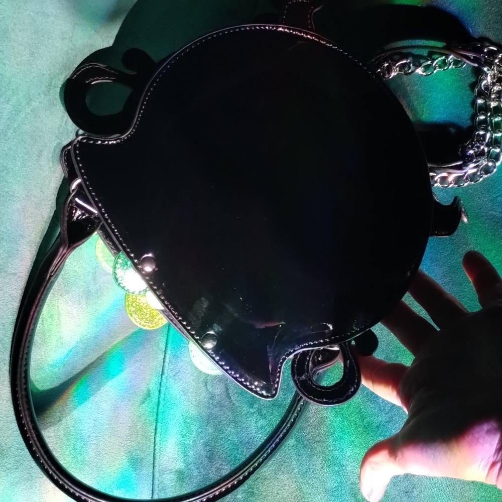 WITCH B!TCH DollsKill Cauldron Witch Witchy Purse Crossbody Bag - Picture 7 of 15